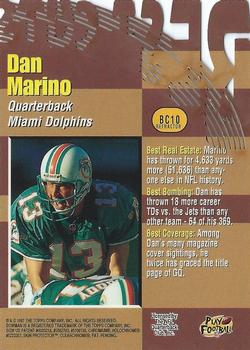 1997 Bowman's Best - Cuts Refractors #BC10 Dan Marino Back