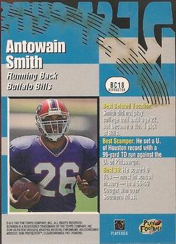 1997 Bowman's Best - Cuts Refractors #BC18 Antowain Smith Back
