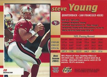 Steve Young 1997 Signiert Sammlung Karte 49' Ers !! Hall Of Fame Quarterback 
