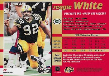 1997 Bowman's Best - Refractors #27 Reggie White Back