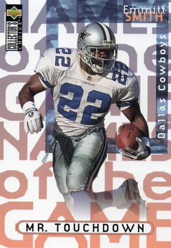 1997 Collector's Choice - Names of the Game 3x5 #2 Emmitt Smith Front