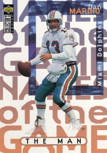 1997 Collector's Choice - Names of the Game 3x5 #7 Dan Marino Front
