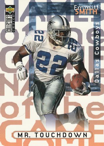 1997 Collector's Choice - Names of the Game 5X7 #2 Emmitt Smith Front
