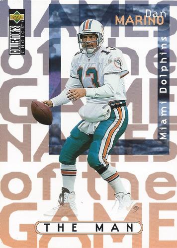 1997 Collector's Choice - Names of the Game 5X7 #2 Dan Marino Front