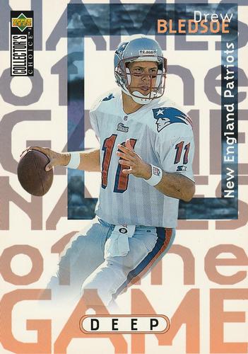 1997 Collector's Choice - Names of the Game 5X7 #3 Drew Bledsoe Front