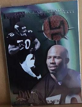 1997 Collector's Edge Extreme - Game Gear Quads #7 Terrell Davis Front