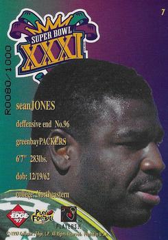 1997 Collector's Edge Masters - Packers Super Bowl XXXI Gold R #7 Sean Jones Back