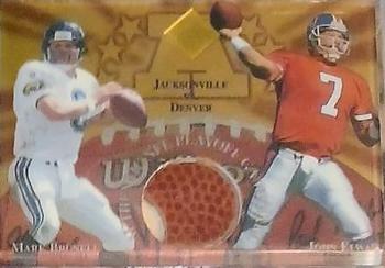 1997 Collector's Edge Masters - Playoff Game Ball Gold Logo #6 Mark Brunell / John Elway Front