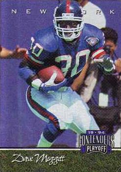 1994 Playoff Contenders #39 Dave Meggett Front