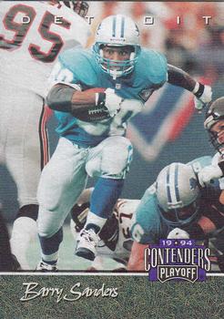 1994 Playoff Contenders #2 Barry Sanders Front