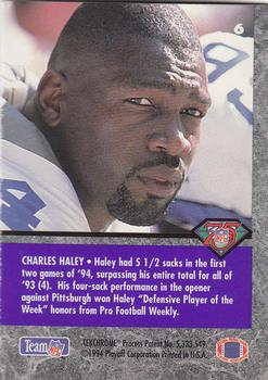 1994 Playoff Contenders #6 Charles Haley Back