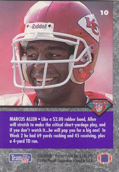 1994 Playoff Contenders #10 Marcus Allen Back