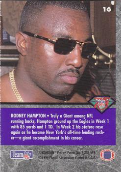 1994 Playoff Contenders #16 Rodney Hampton Back