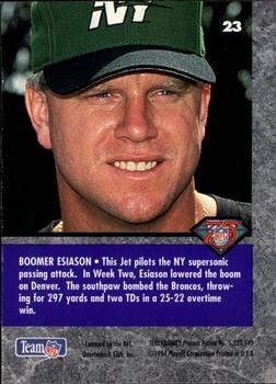 1994 Playoff Contenders #23 Boomer Esiason Back
