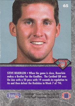 1994 Playoff Contenders #65 Steve Beuerlein Back
