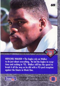 1994 Playoff Contenders #69 Herschel Walker Back