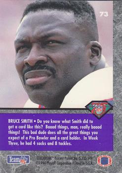 1994 Playoff Contenders #73 Bruce Smith Back