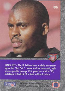 1994 Playoff Contenders #86 James Jett Back