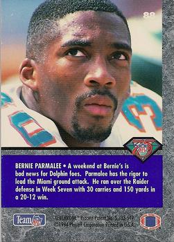 1994 Playoff Contenders #88 Bernie Parmalee Back