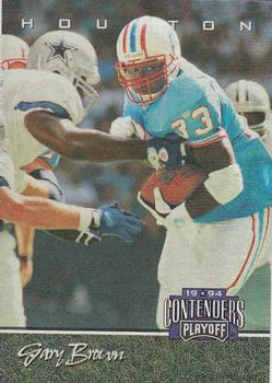 1994 Playoff Contenders #92 Gary Brown Front