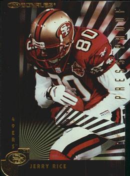 1997 Donruss - Press Proofs Gold Die Cuts #9 Jerry Rice Front