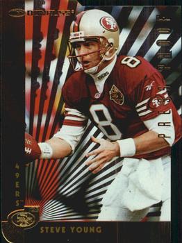 1997 Donruss - Press Proofs Gold Die Cuts #14 Steve Young Front