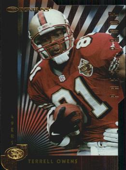 1997 Donruss - Press Proofs Gold Die Cuts #39 Terrell Owens Front