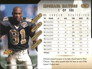 1997 Donruss - Press Proofs Gold Die Cuts #98 Michael Haynes Back
