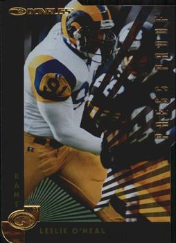1997 Donruss - Press Proofs Gold Die Cuts #186 Leslie O'Neal Front