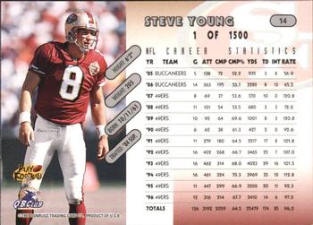 1997 Donruss - Press Proofs Silver #14 Steve Young Back