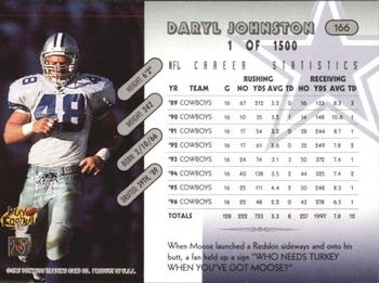 1997 Donruss - Press Proofs Silver #166 Daryl Johnston Back