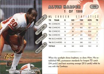 1997 Donruss - Press Proofs Silver #179 Alvin Harper Back