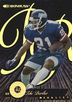 1997 Donruss - Rated Rookies Medalist #7 Tiki Barber Front