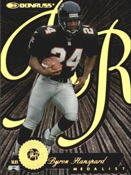 1997 Donruss - Rated Rookies Medalist #8 Byron Hanspard Front