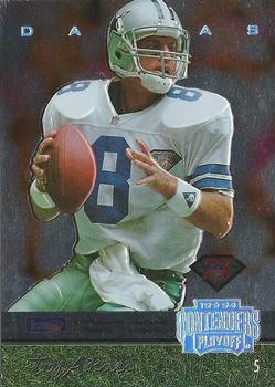 1994 Playoff Contenders - Back to Back #5 Troy Aikman / Steve Young Back
