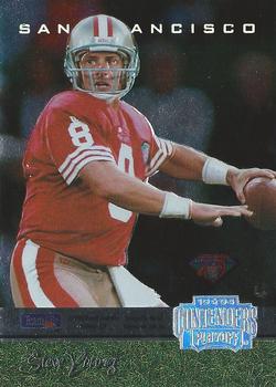 1994 Playoff Contenders - Back to Back #5 Troy Aikman / Steve Young Front