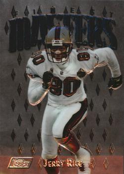 1997 Finest - Embossed #137 Jerry Rice Front