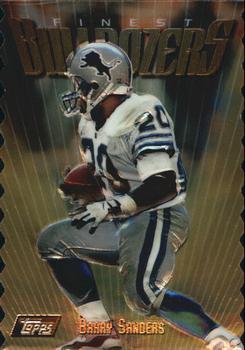 1997 Finest - Embossed #165 Barry Sanders Front