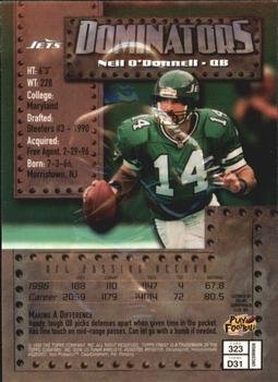 1997 Finest - Embossed #323 Neil O'Donnell Back