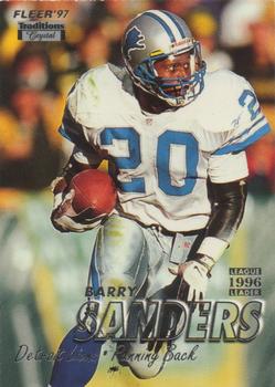 1997 Fleer - Traditions Crystal #20 Barry Sanders Front