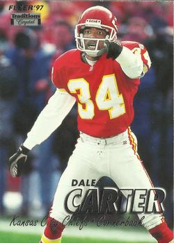 1997 Fleer - Traditions Crystal #53 Dale Carter Front