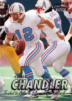 1997 Fleer - Traditions Crystal #72 Chris Chandler Front