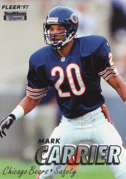 1997 Fleer - Traditions Crystal #87 Mark Carrier DB Front
