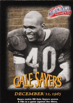 1997 Fleer - Million Dollar Moments Game Cards #17 Gale Sayers Front