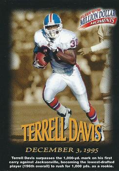 1997 Fleer - Million Dollar Moments Game Cards #18 Terrell Davis Front