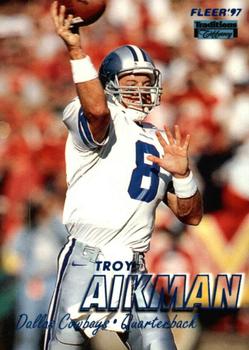 1997 Fleer - Traditions Tiffany #100 Troy Aikman Front