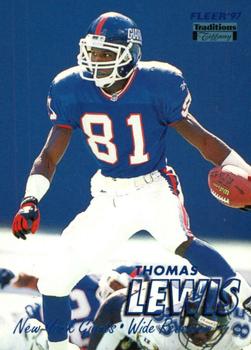 1997 Fleer - Traditions Tiffany #292 Thomas Lewis Front