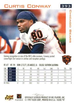 1997 Fleer - Traditions Tiffany #393 Curtis Conway Back