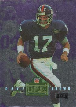 1994 Playoff Contenders - Throwbacks #21 Dave Brown Front