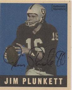 1997 Leaf - Reproductions Autographs #15 Jim Plunkett Front